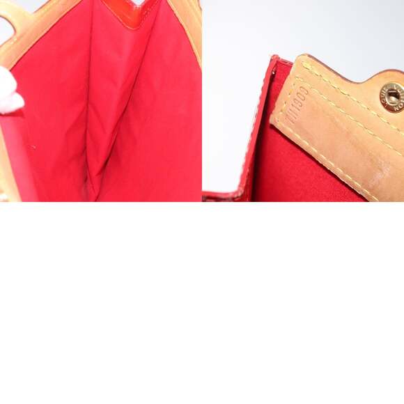 LOUIS VUITTON Monogram Vernis Stanton Tote Bag Red M91078 - Picture 12 of 12